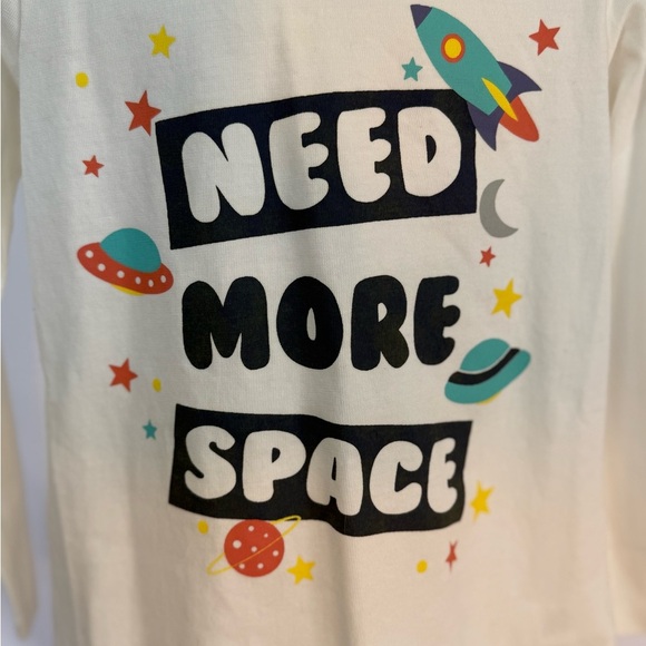 Beebay “Need More Space” Long Sleeve Tee – Size 5Y (NWOT) - Picture 3 of 6
